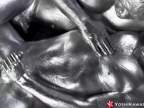 Yoshikawasakixxx - asian jock covered beside paint with the addition of banged hot bully gay porn