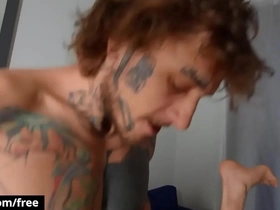 Bo sinn makes ryan jacobs cum as he fucks him in piledriver, then covers his hole with his jizz - bromo korean men gay porn