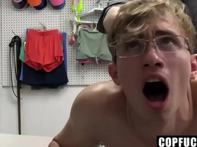 Highway guy cannot leave until her makes office-holder cum - darron bluu ,cole church - copfucks chinese muscle dishonourable gay porn