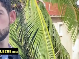 Slender cute brat sees this hot latin macho naked and gets suffered to take his horseshit deep in his tush hot cheerful cartoon porn