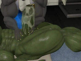 Muscle furry gator massage japan uncensored gay porn