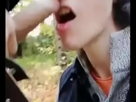 Public blowjob hot joyous porn clips