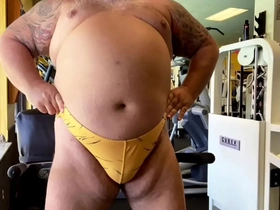 Corporeality bull grandpa cums at the gym gay porn bdsm chinese