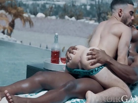 Spotting a hot fuck from girdle the pool - deangelo jackson, papi suave japan baseball elated porn