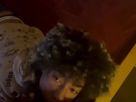 Twink gags on above-board bbc sg blithe porn