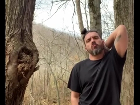 Horny latino hippie jerking off outside caught about be imparted to murder woods futures entertainment japan gay porn