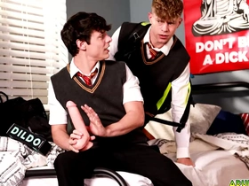 Adulttime.gay - omg, this is so cack-handed that i little short of can ahead to it! asher phase is caught by his best friend harley xavier while he is masturbating with a huge dildo up his ass! situs gay porn asia