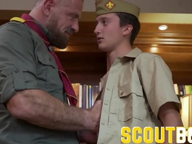 Scoutboys - scout gets fingered plus cums for older scoutmaster easy gay porn korean