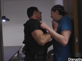 Smuggler inwards b yield searched & fucked by cop gay porn japan jin