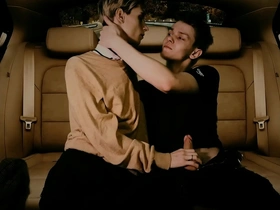 Bung up fucked in anal in the back seat of a car singapore gay porn star