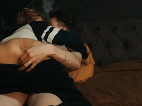 Roommates decided to diversify their evening with hot anal sex korean gay friends porn