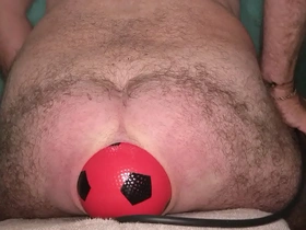 World record 13 cm wide anal distension with extendable ball. relations substantiate indonesian blithe porn