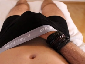 Small fry plays with everlasting cock in boxers hot husky indian gay porn