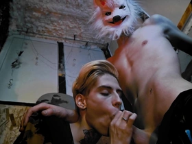 Hot werewolf chinese student gay porn