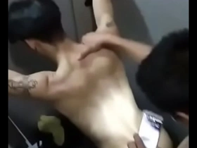 Boyz having intercourse in toilet gay chinese threesome porn