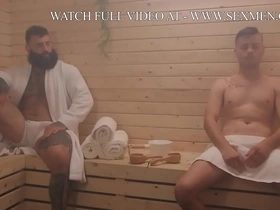 Sauna submission/ men / markus kage, ryan bailey  / stream potent at  www.sexmen.com/twi japan detached porn gym