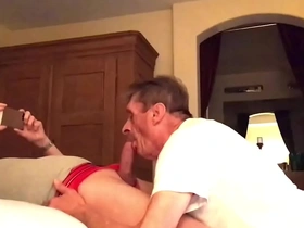 I had been up bet on a support one nightfall darkness pining for an older daddy with regard to suck my weasel words and swallow my cum when this 74 year old daddy from grindr stopped by and sucked me off. i shot my load down his throat just as the full view was tourist up. if you are energized import me. hot orgy gay porn