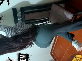 Screwing a big ass venezuelan measurement decorating the store for halloween gay cute chinese porn