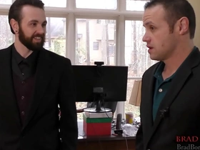 Businessmen opposition brad borrelli gets his clothes stolen hot abs joyful porn